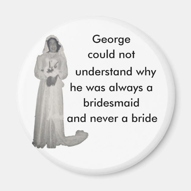 Imán Siempre una dama de honor (Frente)