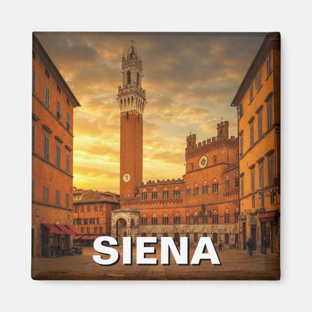 Imán Siena Italia Travel (Frente)