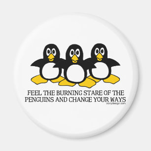 Imán Siente La Estrella Quemadora De Los Pingüinos