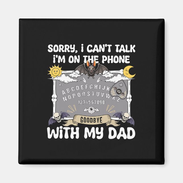 Imán Siento no poder hablar por teléfono con mi papá (Frente)