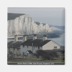 Imán Siete acantilados de las hermanas, Sussex del