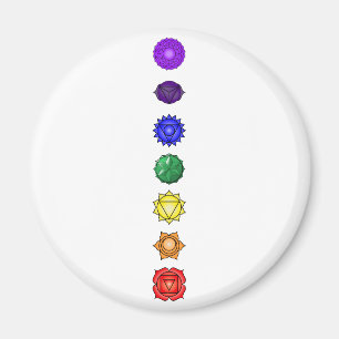 Imán Siete chakras verticales