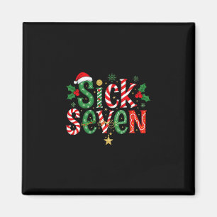 Imán Siete Enfermos Meme Divertido 67 Seis Siete Navida