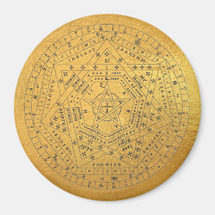 Imán Sigillum Dei Sello de Dios Angélico John Dee Diagr