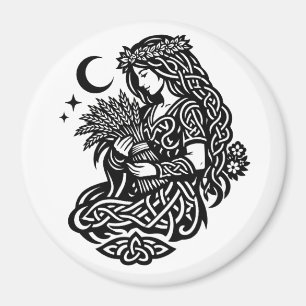 Imán Sigilo de la Doncella de Virgo — Tatuaje de Zodiac