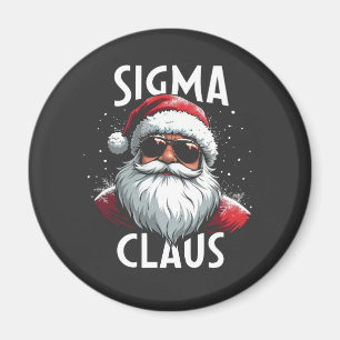 Imán Sigma Claus Funny Gen Alpha Escuela Media Christma
