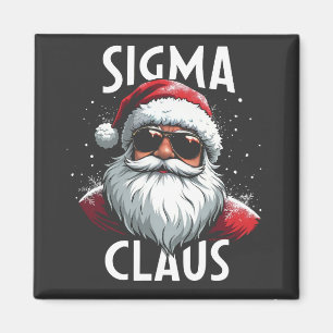 Imán Sigma Claus Funny Gen Alpha Escuela Media Christma