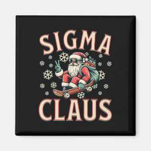 Imán Sigma Claus Gracioso Santa Navidades Meme Adolesce