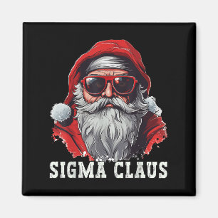 Imán Sigma Claus Santa Divertida Navidad Rizz Meme Xmas