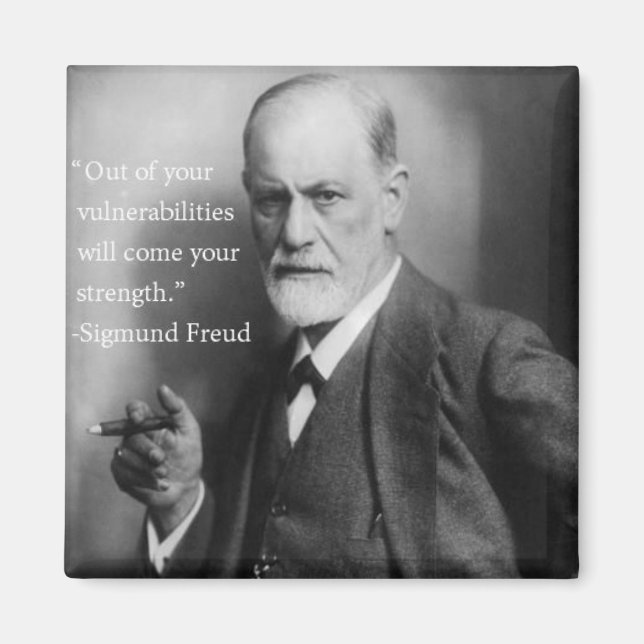 Imán Sigmund Freud Cita Magnet 3 (Frente)