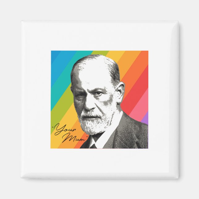 Imán Sigmund Freud - Tu Mamá (Frente)