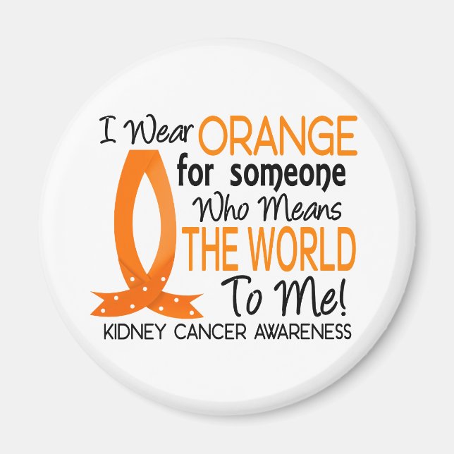 Imán Significa El Mundo Para Mí El Cáncer De Riñón (Frente)