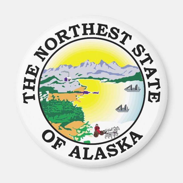 Imán Signo de Alaska (Frente)