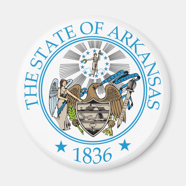 Imán Signo de Arkansas (Frente)
