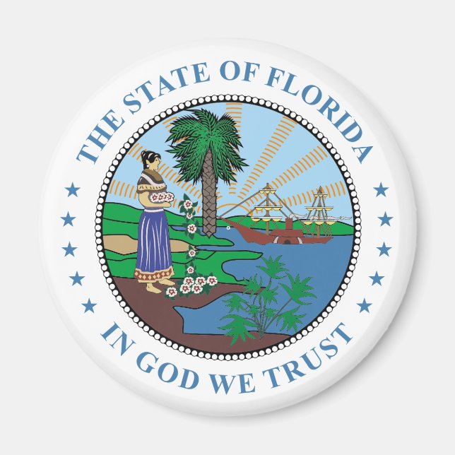 Imán Signo de Florida (Frente)