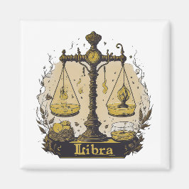 Imán Signo de horóscopo Libra