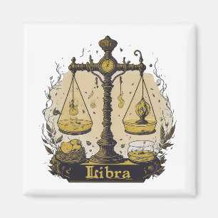 Imán Signo de horóscopo Libra
