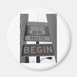 Imán Signo de inicio de la Ruta Oficial 66