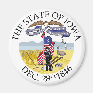 Imán Signo de Iowa