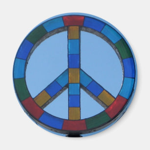 Imán Signo de la paz de la playa del océano