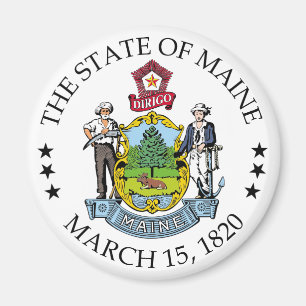 Imán Signo de Maine