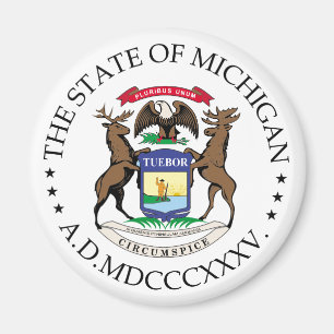 Imán Signo de Michigan