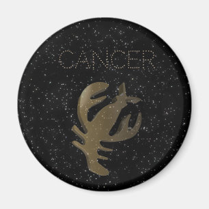 Imán Signo de oro de cáncer