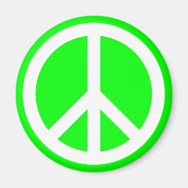 Imán Signo de paz blanca en lima