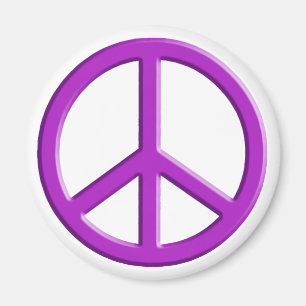 Imán Signo de paz de Lavender