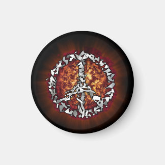 Imán Signo de paz explosivo