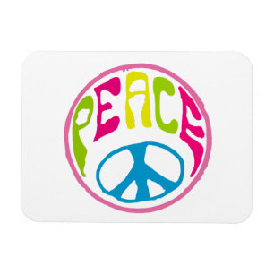 Imán Signo de paz hippie