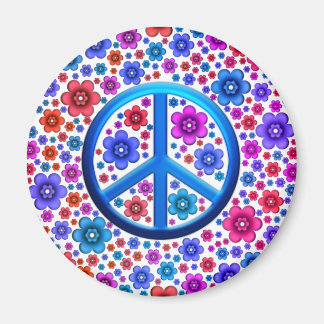 Imán Signo de paz hippie