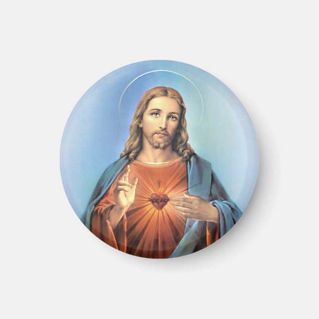 Imán Signo de Paz/Jesús (Frente)