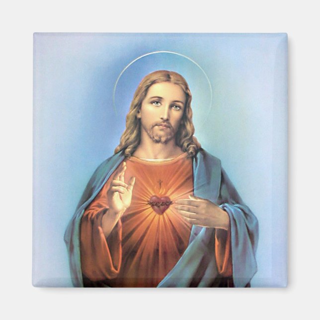 Imán Signo de paz/Jesús (Frente)