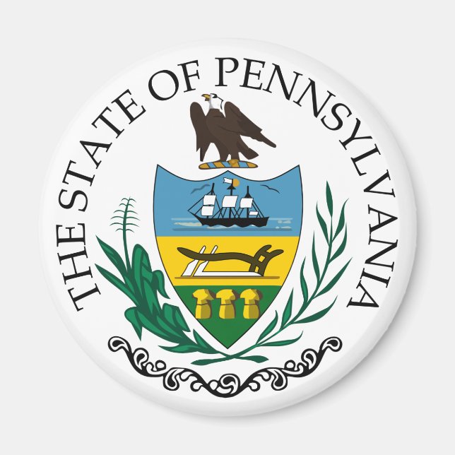 Imán Signo de Pennsylvania (Frente)