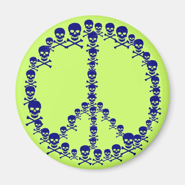 Imán Signo de Skully Peace (Frente)