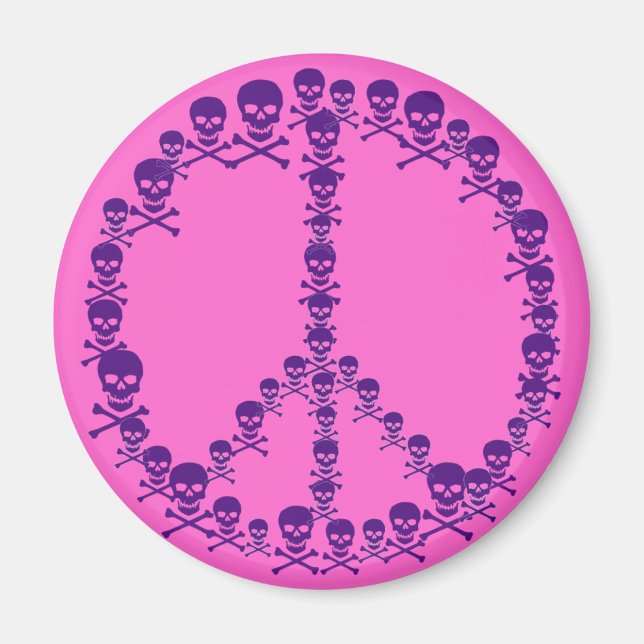 Imán Signo de Skully Peace (Frente)