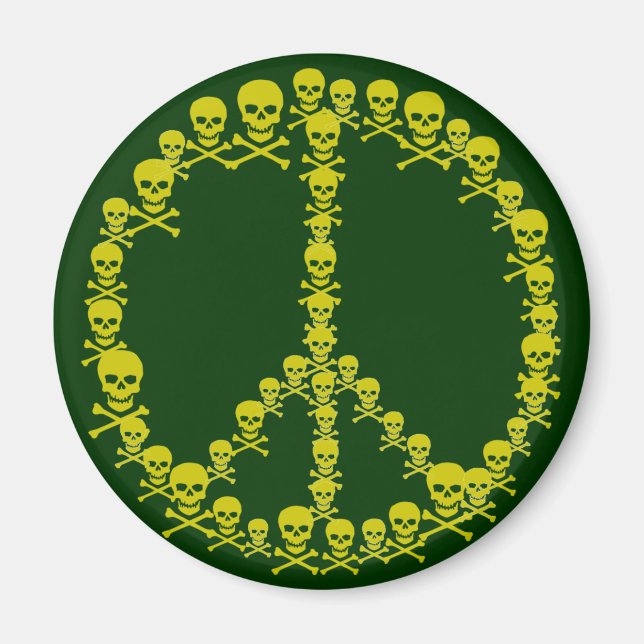 Imán Signo de Skully Peace (Frente)
