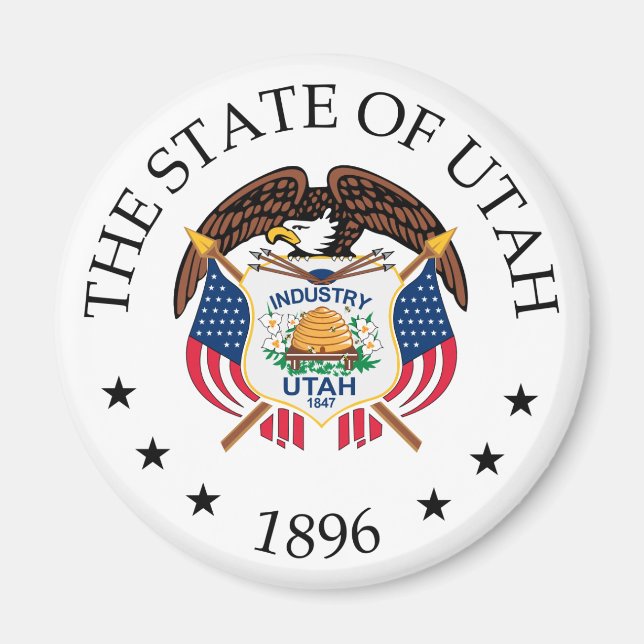 Imán Signo de Utah (Frente)
