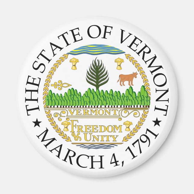 Imán Signo de Vermont (Frente)