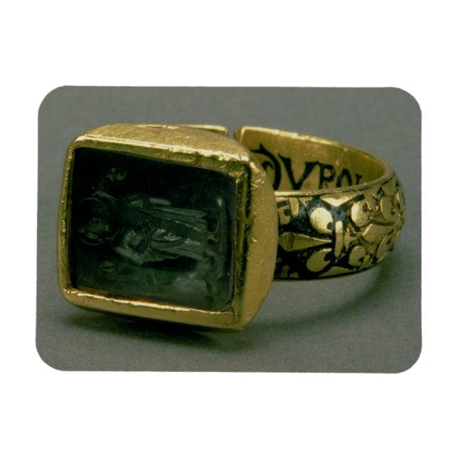 Imán Signo del Rey Luis IX de Francia (St. Louis) (Horizontal)