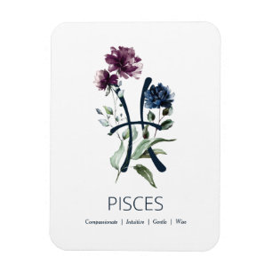 Imán Signo estrella de Pisces Zodiac