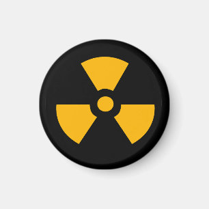 Imán Signo radioactivo nuclear