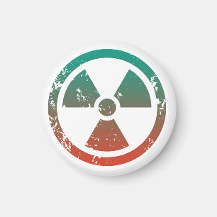 Imán Signo radioactivo nuclear