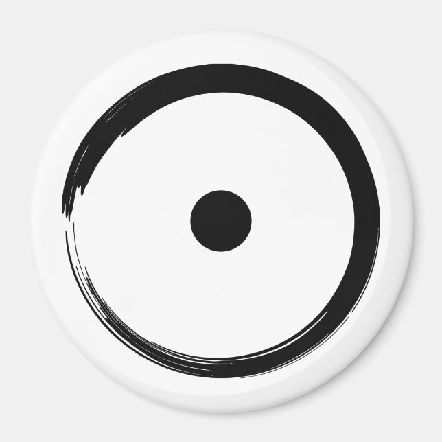Imán Signo Solar Astrológico - Círculo Zen Budista 1 (Frente)