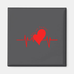 Imán ¡Sigue Adelante! Latido Del Corazón Ekg Válvula De