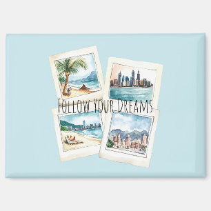 Imán Sigue tus Sueños Viajes por el Mundo París