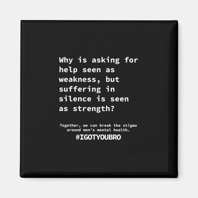 Imán Silencio No Más Pegatina (Frente)