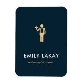 Imán Silhouette beige