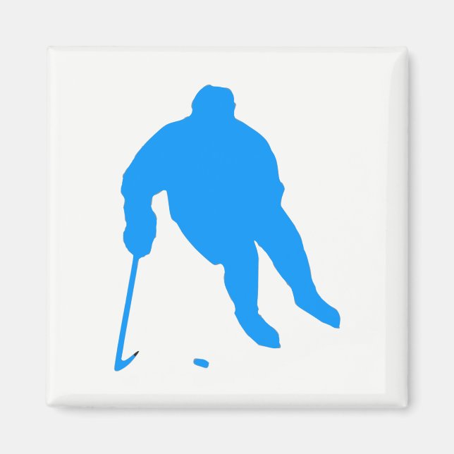 Imán Silhouette de hockey (Frente)